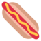 Hot Dog emoji on Twitter